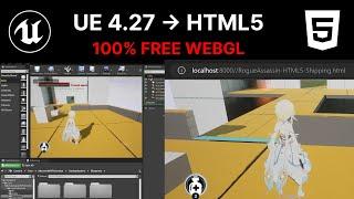 UE4.27 HTML TUTORIAL (100% FREE, NO PIXEL STREAMING) + ALSV4 on HTML