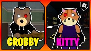 How to get "CROBBY" & "TSP WITHDRAWAL KITTY" BADGES + SKIN/MORPHS in Piggy Roleplay 피기 롤플레이 - ROBLOX