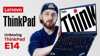 Unboxing Notebook LENOVO ThinkPad E14 profissional  indicado para empresas / Bom para trabalho 2022