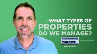 What types of properties do we manage?