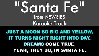 "Santa Fe" from Newsies - Karaoke Track with Lyrics on Screen