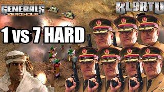 Command & Conquer Generals: Zero Hour - GLA Demo 1 vs 7 China Tank [HARD ENEMY]