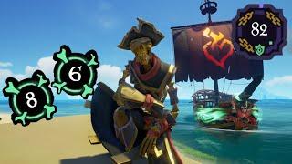 The beginning of the grind to gold ghost (82-1000) | Sea Of Thieves