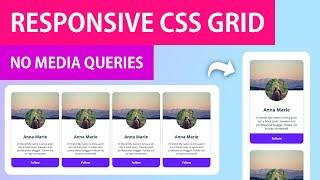 Responsive CSS Grid No Media Queries