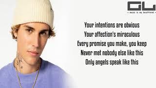 Justin Bieber - Angels Speak ft. PooBear (Lyrics)