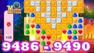 Manor Matters 9486 - 9490 HD Gameplay 3 match puzzle Android | GameGo Game | 9487 | 9488 | 9489