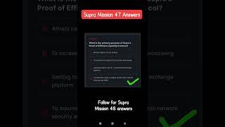 Supra Mission 47 Answers: Ace the SupraOracles Mission 47 Quiz