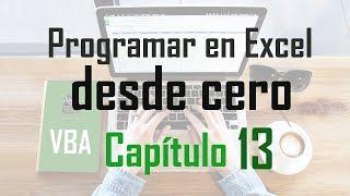 Curso de programacion en Excel: Hilo de ejecución - Capítulo 13