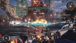 SKULL AND BONES - Plundering Megafort Oosteen in tier 2 world