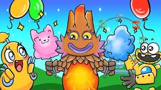 Kayna and cotton candy - My Singing Monsters Animation!