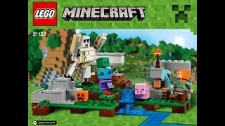 LEGO® Minecraft 21123 Железный голем. Инструкция по сборке