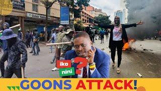 EVIDENCE Nairobi Governor Sakaja PAID Goons to Attack Protesters!