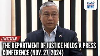 LIVE: DOJ press conference (Nov. 27, 2024) | GMA Integrated News - Replay