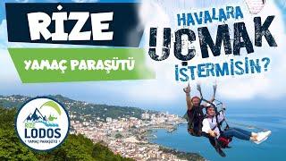 Rize'de Yamaç Paraşütü #LodosKulüp #YamaçParaşütü