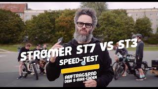 STROMER ST7 VS ST3 Pinion Beschleunigungsrennen Speed Test | auftragsrad.store