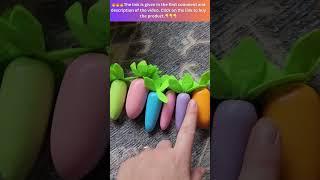 Macron Carrot Harvest Game  Educational Toys for Toddlers
