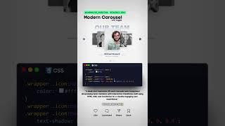 Modern Carousel #codewith_muhilan #css #coding #grid #response #carousel