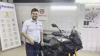 ОБЗОР мотосигнализации Pandora MOTO EVO на Yamaha Tracer
