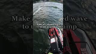 How to backflip a jetski #howto #jetski #backflip #jetskiing #sendit #fullsend #2stroke