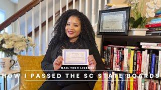 How I Passed the SC Nail Technology State Board Exam