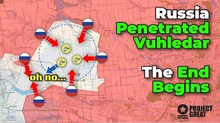 The End Begins. Russia Penetrated Vuhledar. Only Few km Left In Complete Encirclement Near Pokrovsk.