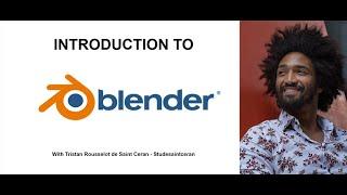 INTRODUCTION TO BLENDER 2022/2023