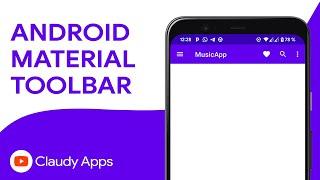 Tutoriel Android Studio | Création d'une barre de menu avec des icones (Material Toolbar)