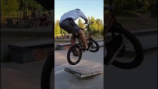 BMX STREET - Leningrad Style from Mikhalych! BMX tricks gopro! #bmx #russia #shorts