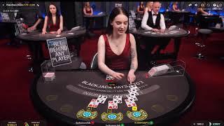 Онлайн БлэкДжек на два бокса с сайдбетами!Live Dealer BlackJack