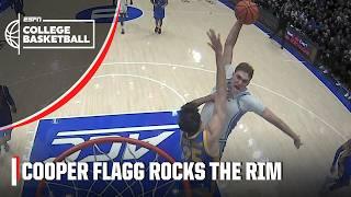 Cooper Flagg POSTER DUNKS  Back-to-back slams vs. Pittsburgh | ESPN College Basketball