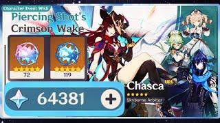 Is 538 pulls Enough for Chasca C6? | Genshin Impact Wish Banner Test