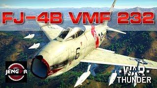 War Thunder Realistic: FJ-4B VMF 232 [AGM-12B Bullpups Not OP in Air RB!]