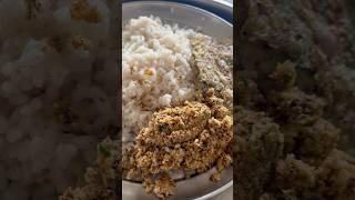 Rice, Egg omelette, chutney #shorts #kerala #keralafood #lunch