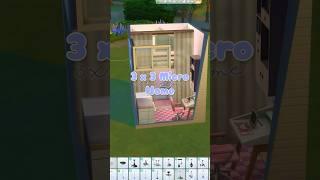 Fully Functional 3 x 3 Tiny Home | The Sims 4 | No CC #sims4