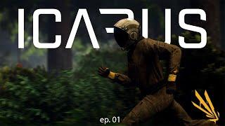 Icarus - Первый шаг на чужой планете! Прохождение игры Икарус Бета Тест - эп. 01