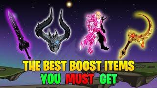 =AQW= YOU MUST HAVE THESE MAX % BOOST ITEMS!