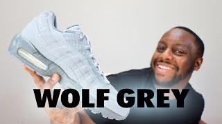 Nike Air Max 95 Wolf Grey Cool Grey On Foot Sneaker Review QuickSchopes 507 Schopes FJ4217 001