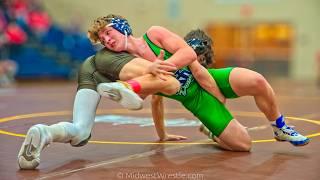 160 – Quinn Mahoney {G} of Niles Notre Dame IL vs. Isaac Clauson {R} of Joliet Catholic IL