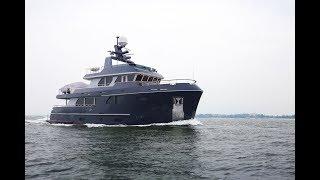 Bering 80 Veda - Steel expedition yacht underway