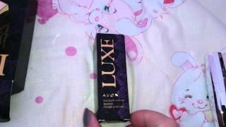 Краткий обзор трех продуктов от Avon серии Luxe: пудра и две помады