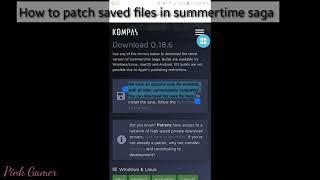 How to Patch Saved Files in Summertime Saga