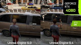 Matrix Awakens Unreal Engine 5.4 vs Unreal Engine 5.0 - The Ultimate Graphics/Performance Comparison