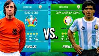 Copa America ICONS vs. Euro ICONS! - FIFA 21 Career Mode (CLASSIC MOD IS BACK! )