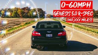 2012 Hyundai Genesis 5.0 R-Spec 0-60mph Tests | 140,XXX Miles!