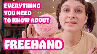 Freehand Knitting & Crochet 101 | what is freehand + tips on how to start designing your own pieces!