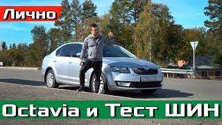 Новые VS Старые ШИНЫ! Сравниваем тормозной путь 100-0 у Skoda Octavia A7! #proAutoTV