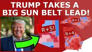 Trump Takes a HUGE LEAD in KEY Sun Belt States!