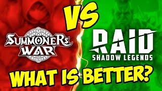 Summoners War Sky Arena vs. RAID Shadow Legends  What is Better Game like Summoners War Comparison
