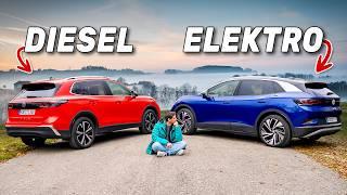 Ist Elektro wirklich billiger als Diesel? VW Tiguan vs. VW ID.4