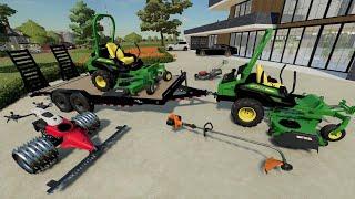 Trading trucks to start the best lawn mower business | Farming Simulator 22